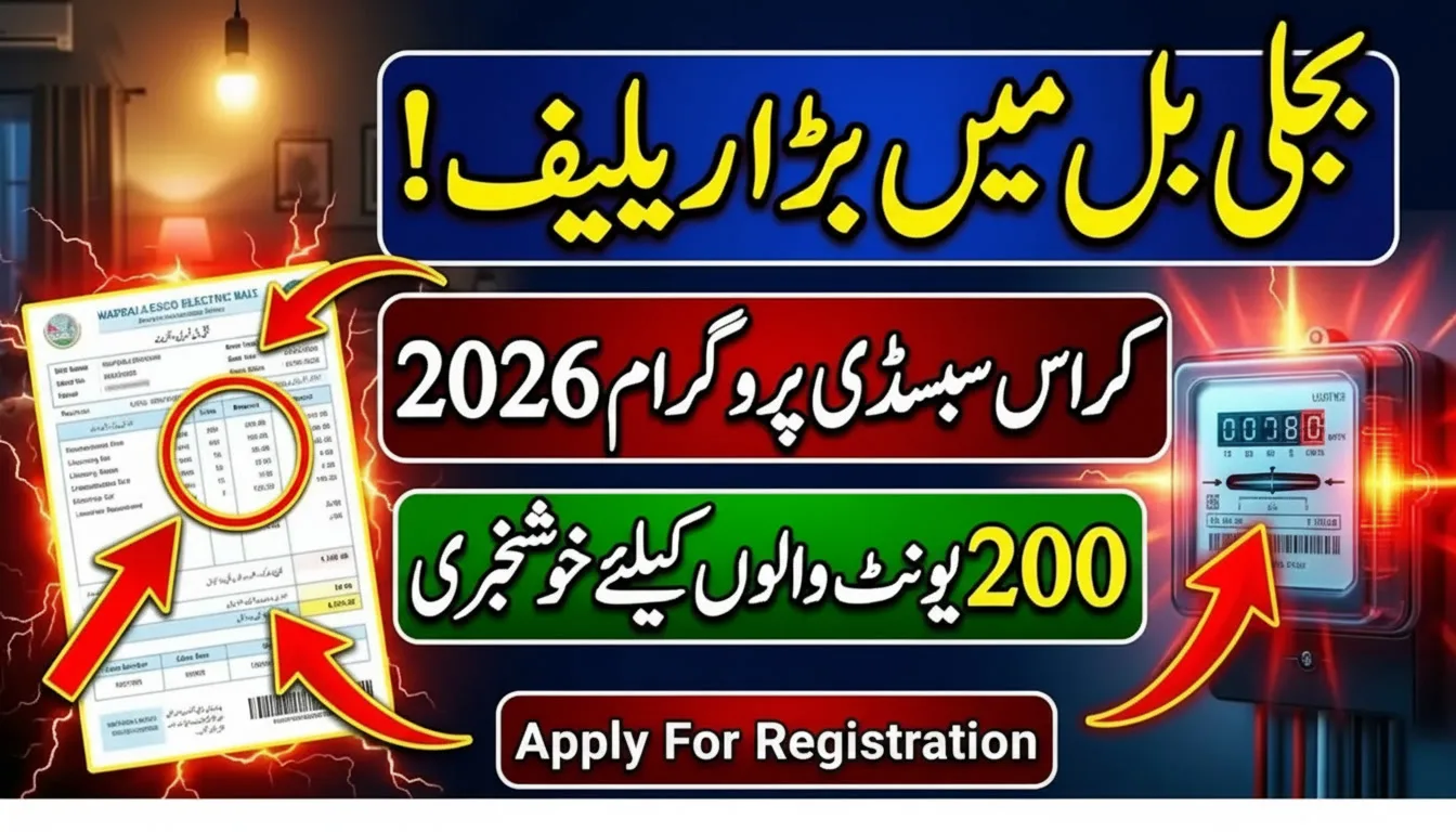 Cross Subsidy Program Electricity Online Registration